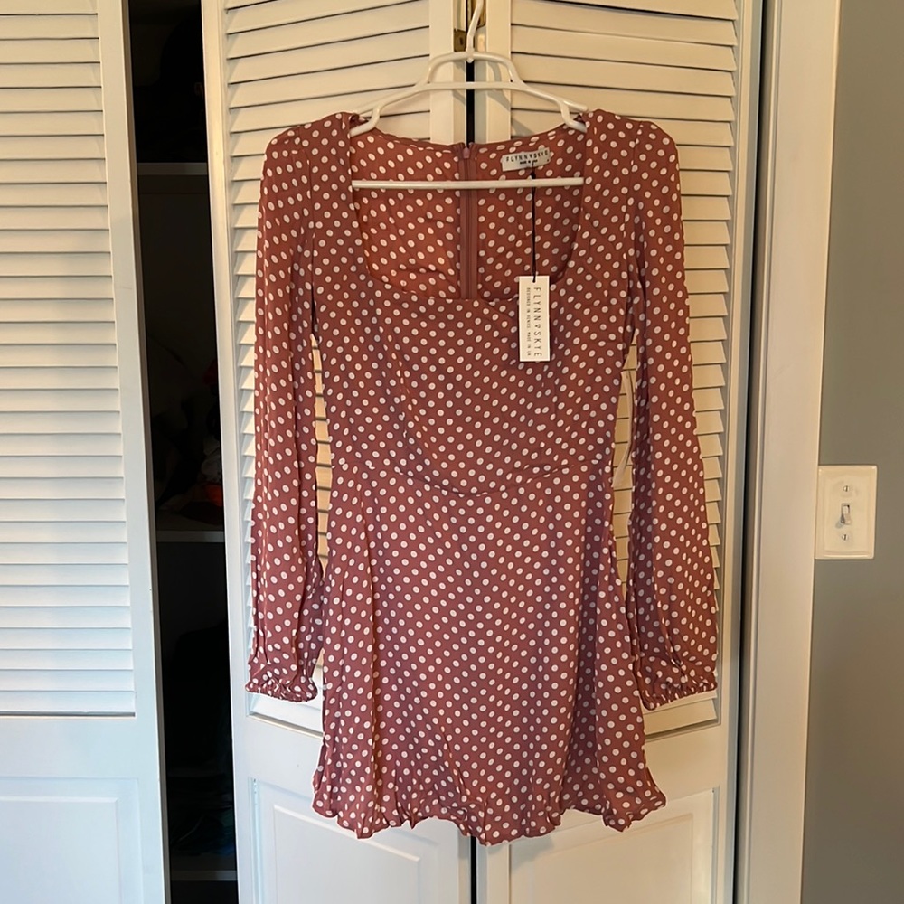 Flynn Skye Dot Dress from Revolve